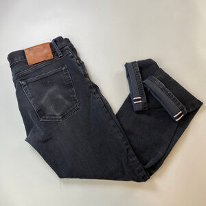 Hiroshi Kato Jeans Mens 32 Black Pen Slim Selvedge USA Made Japaness Denim